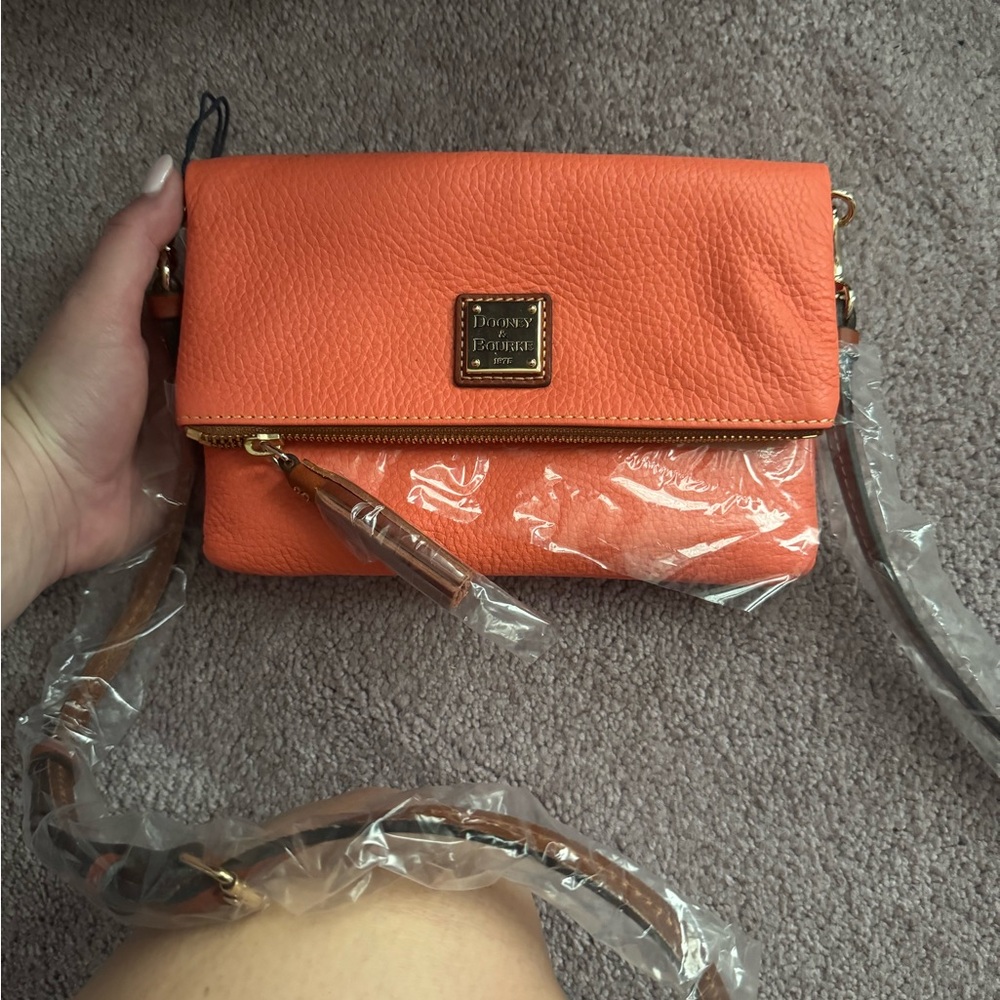 Dooney & Bourke Vibrant Orange Crossbody Bag